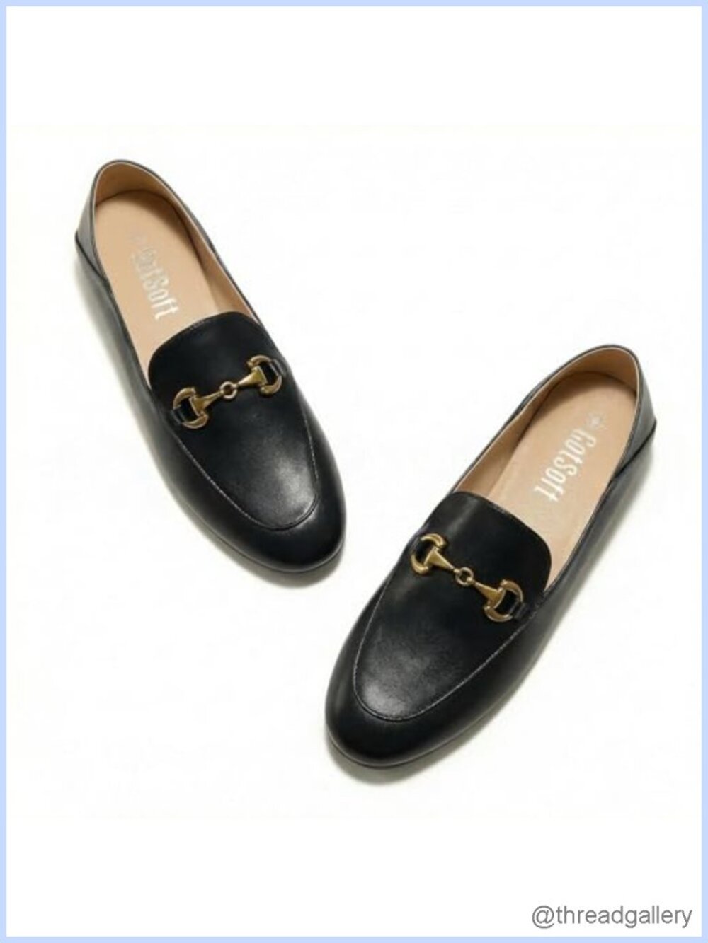 Lambskin Insole Loafers Slip On Flats Metal Chain Comfort Shoes